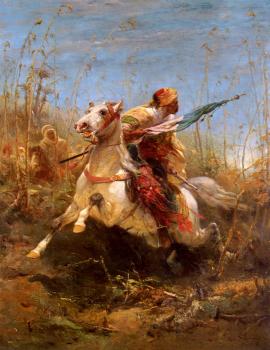 阿道夫 施賴爾 Arab Warrior Leading A Charge 阿道夫 施賴爾 Arab Warrior Leading A Charge